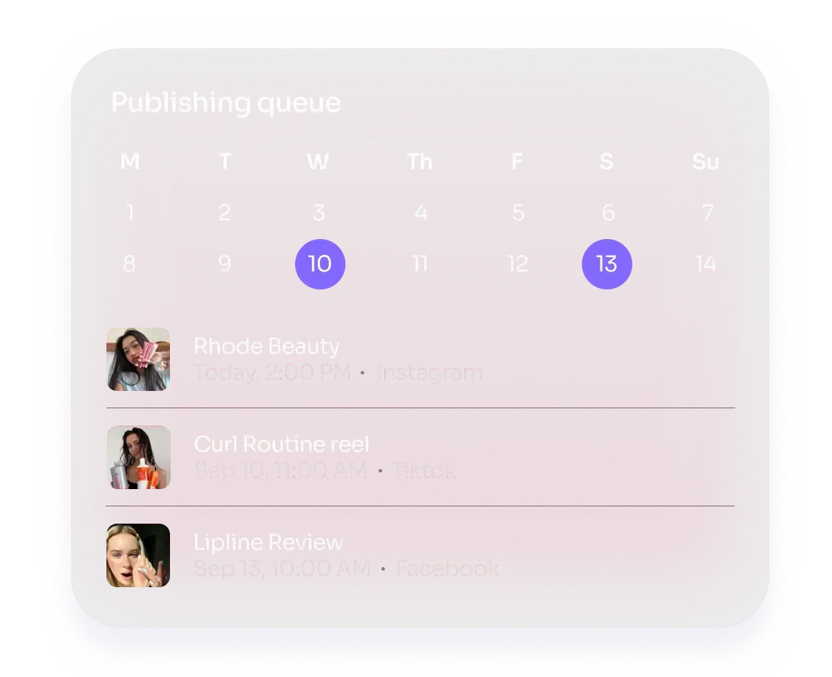 Scheduling and publishing content across every channel