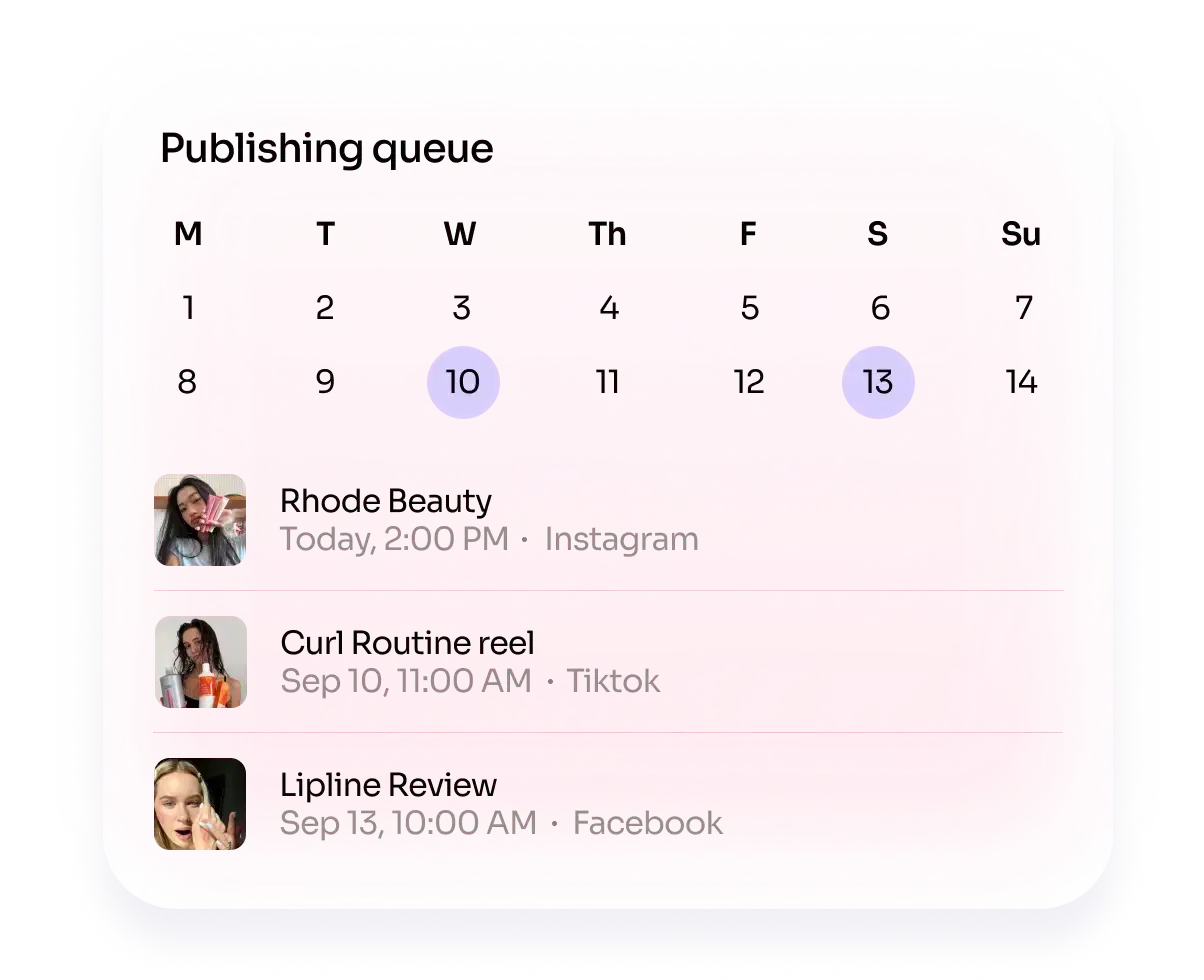 Scheduling and publishing content across every channel